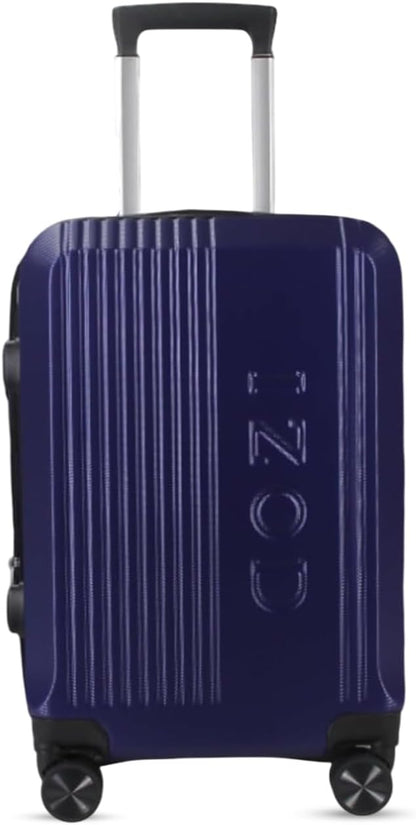 Zane 20-Inch Hardside Carry-On Luggage with Spinner Wheels - Navy | Expandable Hard Shell Suitcase, Airline-Approved - Durable and Lightweight Travel Luggage