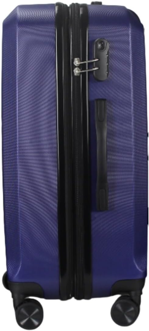 Zane 20-Inch Hardside Carry-On Luggage with Spinner Wheels - Navy | Expandable Hard Shell Suitcase, Airline-Approved - Durable and Lightweight Travel Luggage