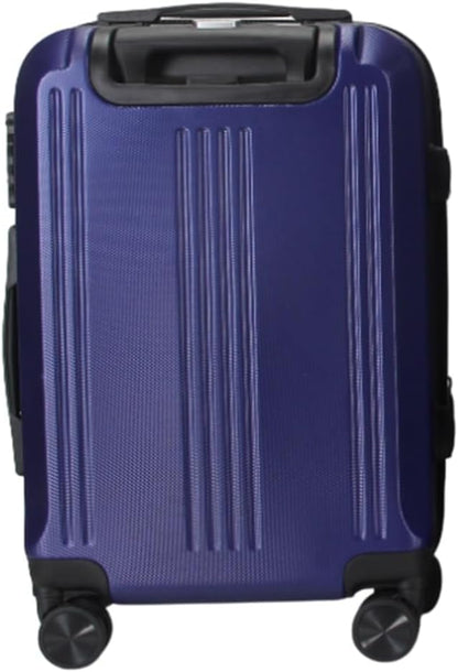 Zane 20-Inch Hardside Carry-On Luggage with Spinner Wheels - Navy | Expandable Hard Shell Suitcase, Airline-Approved - Durable and Lightweight Travel Luggage