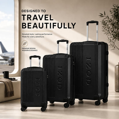 Zane 20-Inch Hardside Carry-On Luggage with Spinner Wheels - Navy | Expandable Hard Shell Suitcase, Airline-Approved - Durable and Lightweight Travel Luggage
