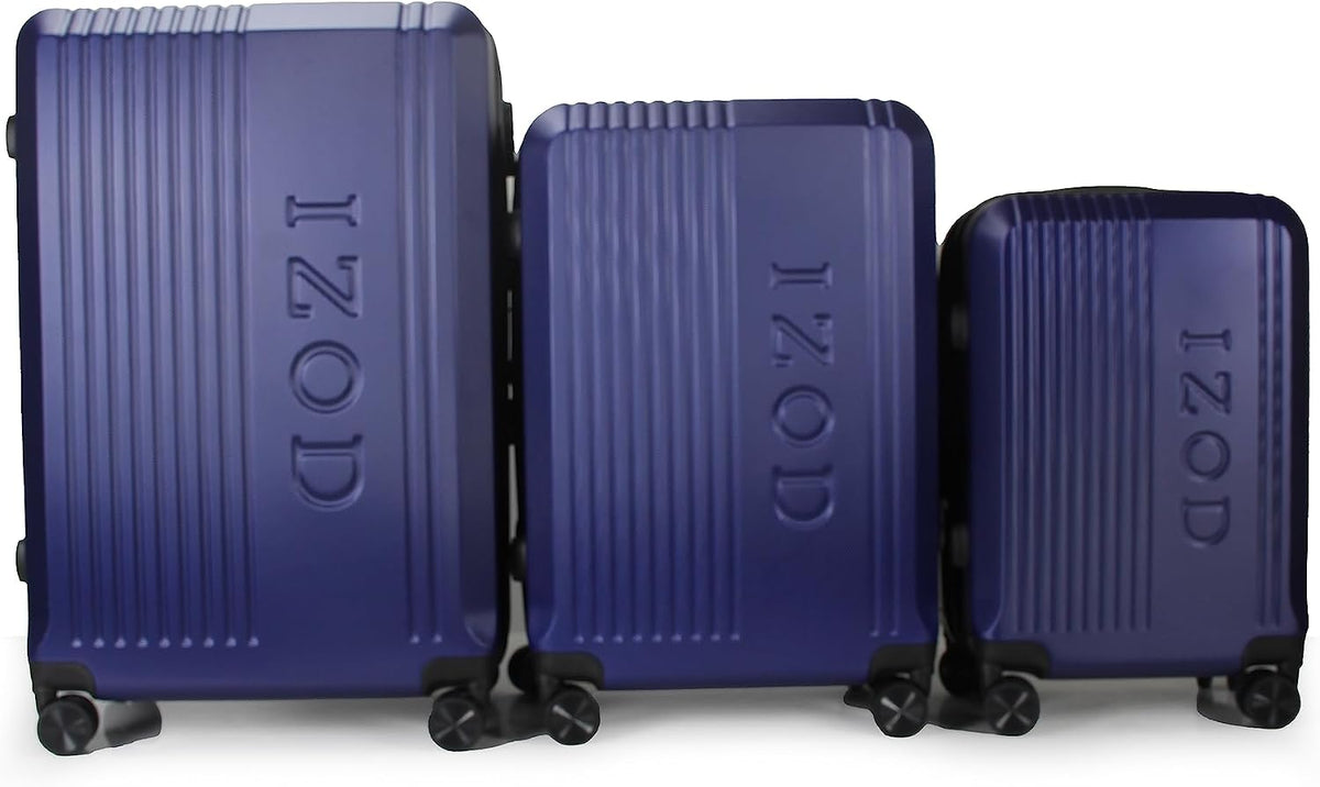 Zane 20-Inch Hardside Carry-On Luggage with Spinner Wheels - Navy | Expandable Hard Shell Suitcase, Airline-Approved - Durable and Lightweight Travel Luggage
