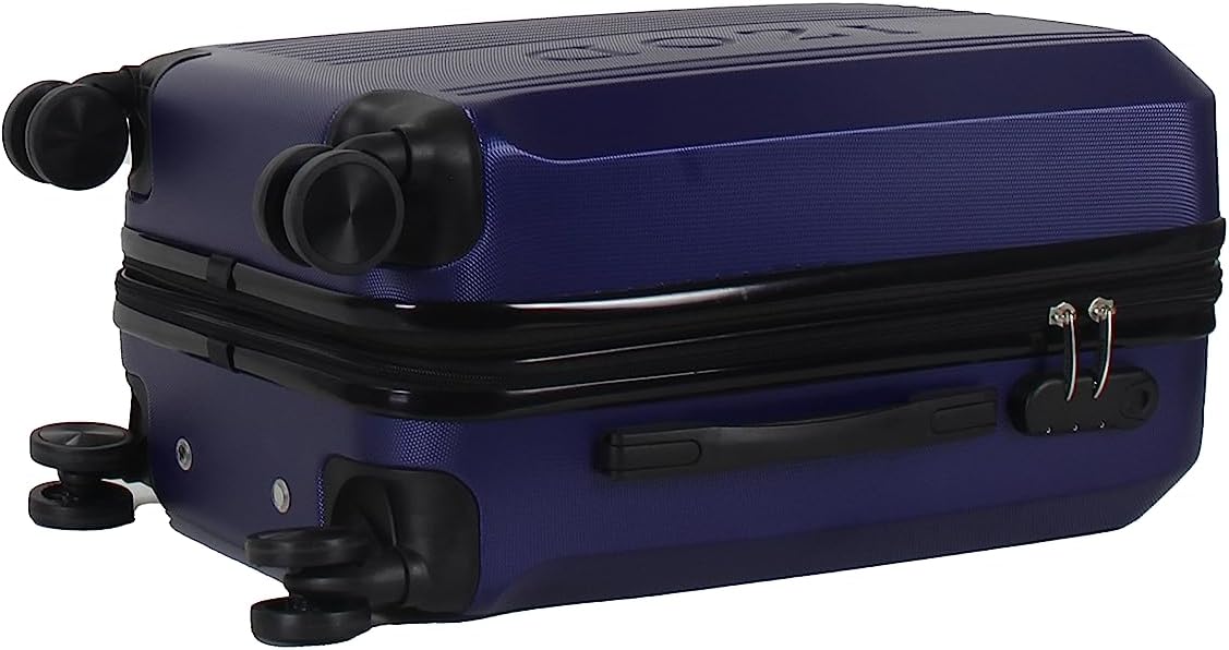 Zane 20-Inch Hardside Carry-On Luggage with Spinner Wheels - Navy | Expandable Hard Shell Suitcase, Airline-Approved - Durable and Lightweight Travel Luggage