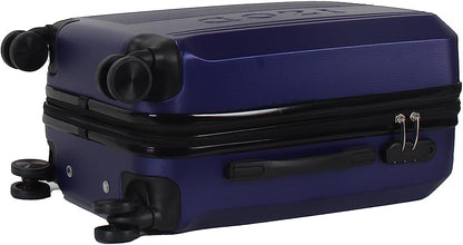 Zane 20-Inch Hardside Carry-On Luggage with Spinner Wheels - Navy | Expandable Hard Shell Suitcase, Airline-Approved - Durable and Lightweight Travel Luggage