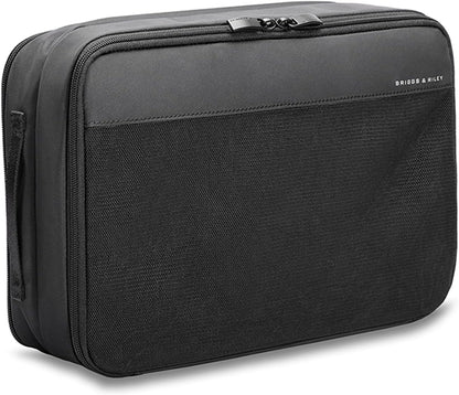 Double-Sided Packing Cube for Travel - Essential Pack Accessories for Women & Men, Luggage & Suitcase Organizer Bag for Clothes, Versatile Design - Travel Essentials, Black