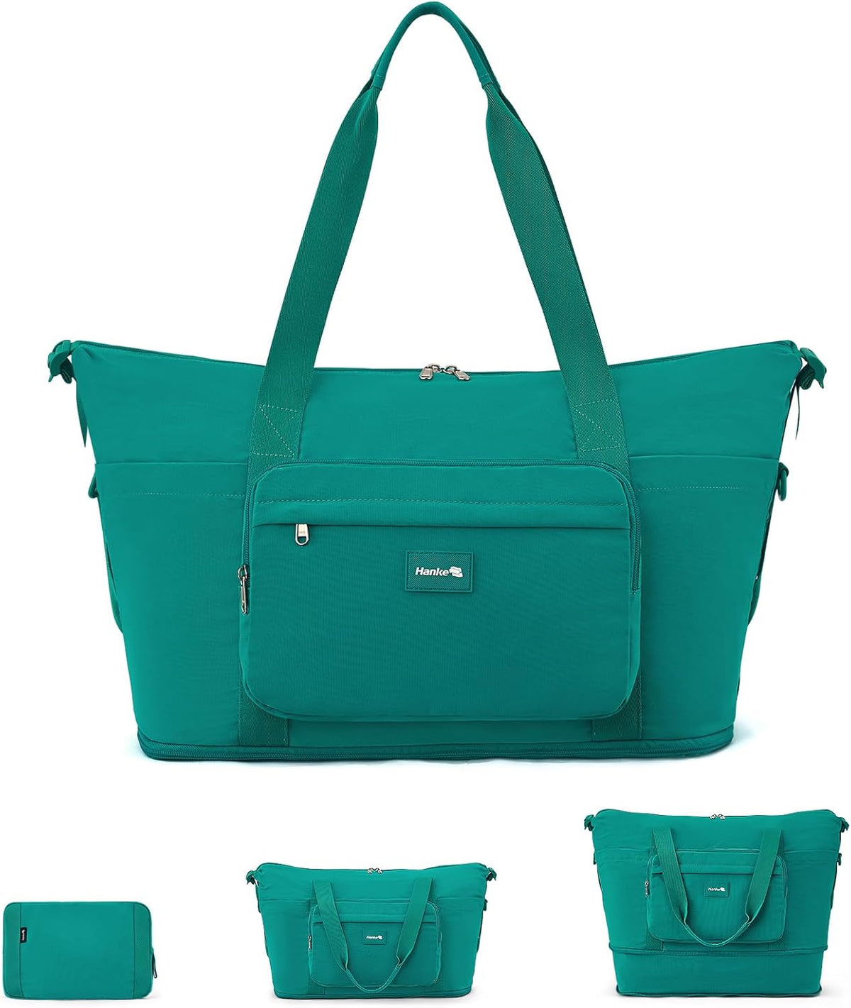 40L Foldable Expandable Travel Tote Bag,Wet Dry Separation Laptop Weekender Carry On Bag for Travel Gym Beach Daily Use
