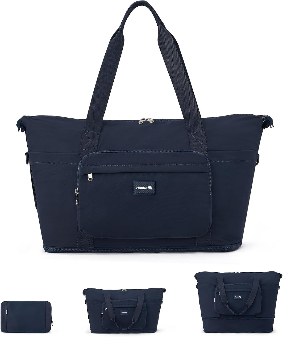 40L Foldable Expandable Travel Tote Bag,Wet Dry Separation Laptop Weekender Carry On Bag for Travel Gym Beach Daily Use