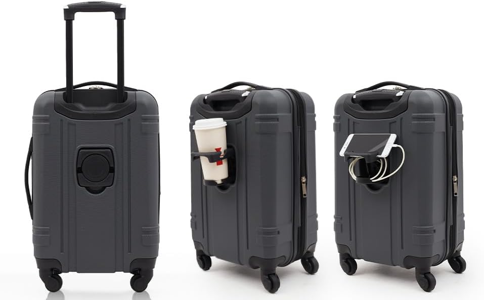 20" Astral Hardside Carry-On Luggage, Black