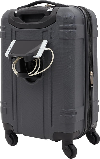 20" Astral Hardside Carry-On Luggage, Black
