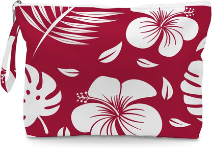 Wet Dry Bag, Wet Bag for Swimsuit, Diaper Sunscreen Large Zipper Pouch Waterproof Pouch, Beach Bags for Women, Cherry and Orange Pattern, Gifts for Ladies Girls Friends Colleagues and Sisters