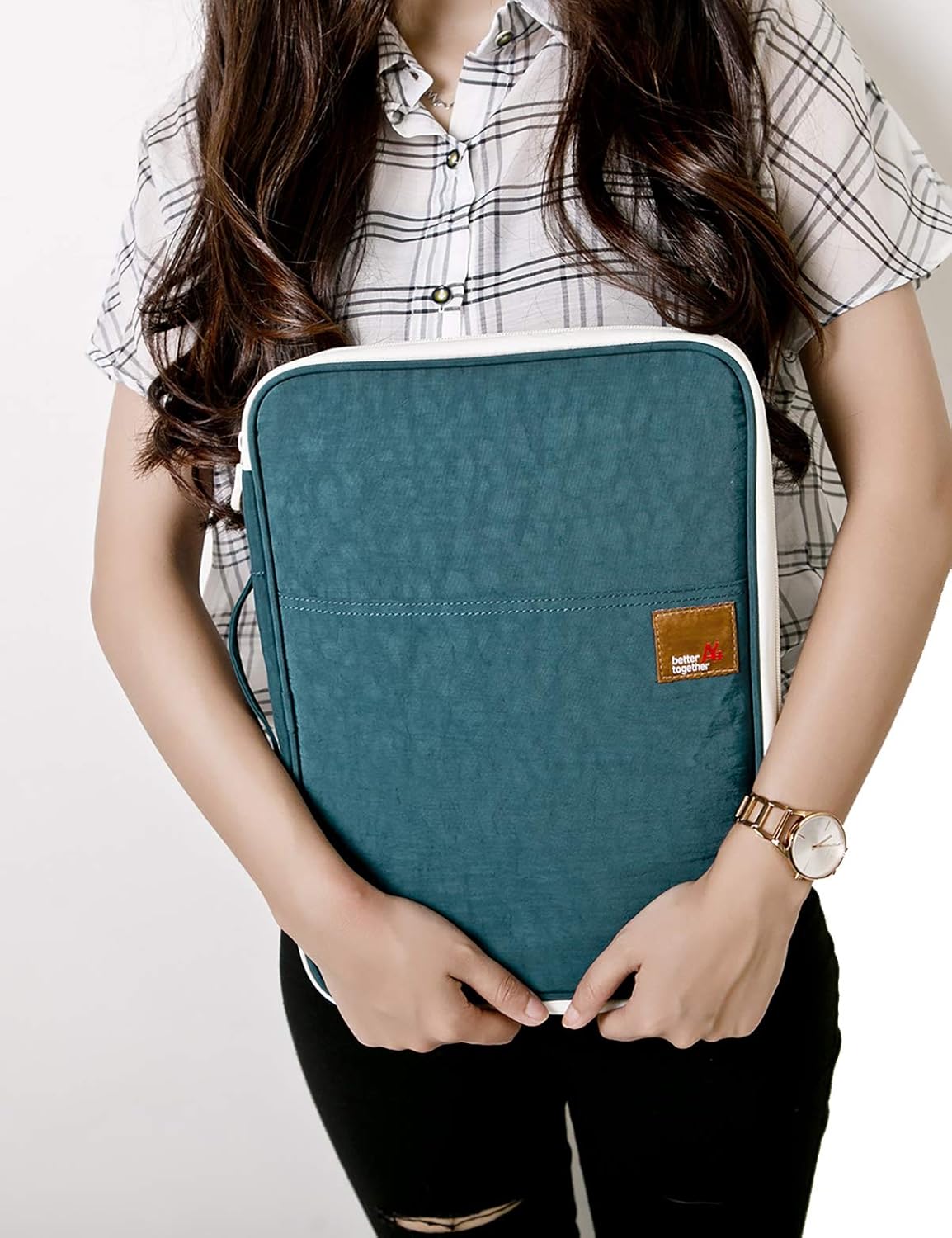 Document A4 Bag Case Waterproof Organizer Portfolio Office Travel Zipper Multi-Function Pouch