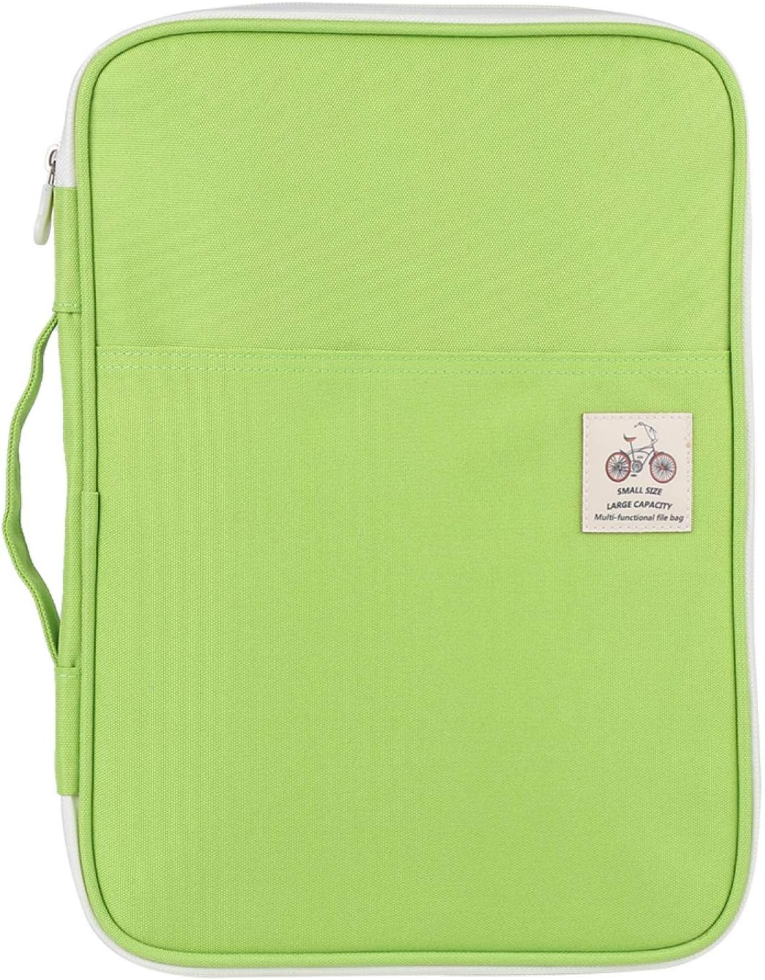 Multi-Functional A4 Document Bags, Portfolio Pouch Travel Binder Organizer Zippered File Folder Family Passport Holder Briefcase with Handle for Notebooks Pen Board Games School Office Supplies