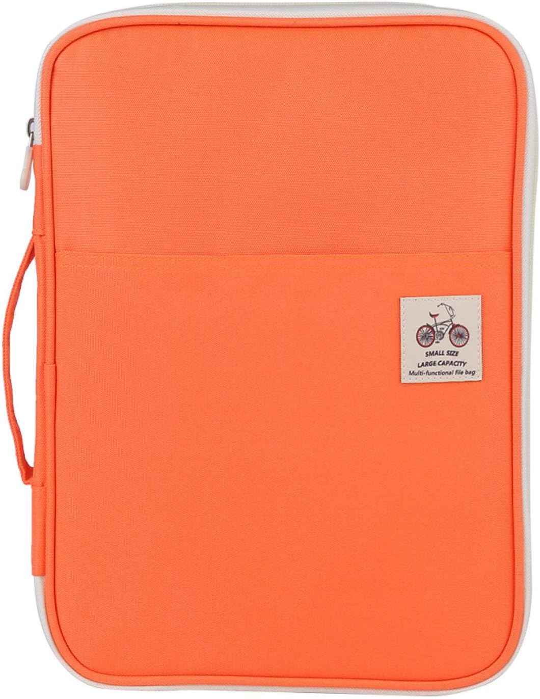 Multi-Functional A4 Document Bags, Portfolio Pouch Travel Binder Organizer Zippered File Folder Family Passport Holder Briefcase with Handle for Notebooks Pen Board Games School Office Supplies
