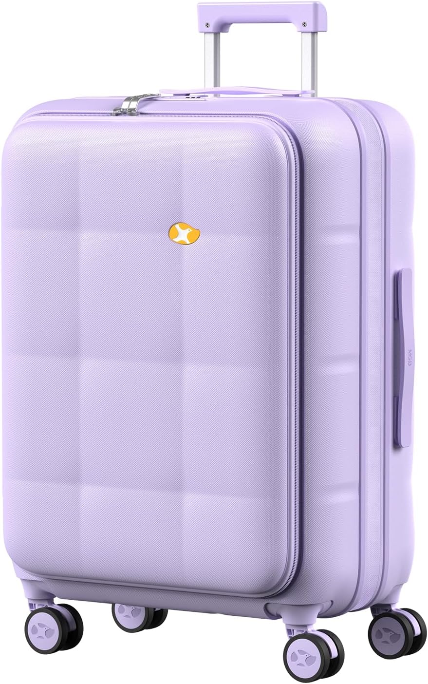 Carry On Luggage Airline Approved, 20 Inch PC Hardside Scratch-Resistant Suitcase with TSA Lock, Top Opening Travel & Business Luggage