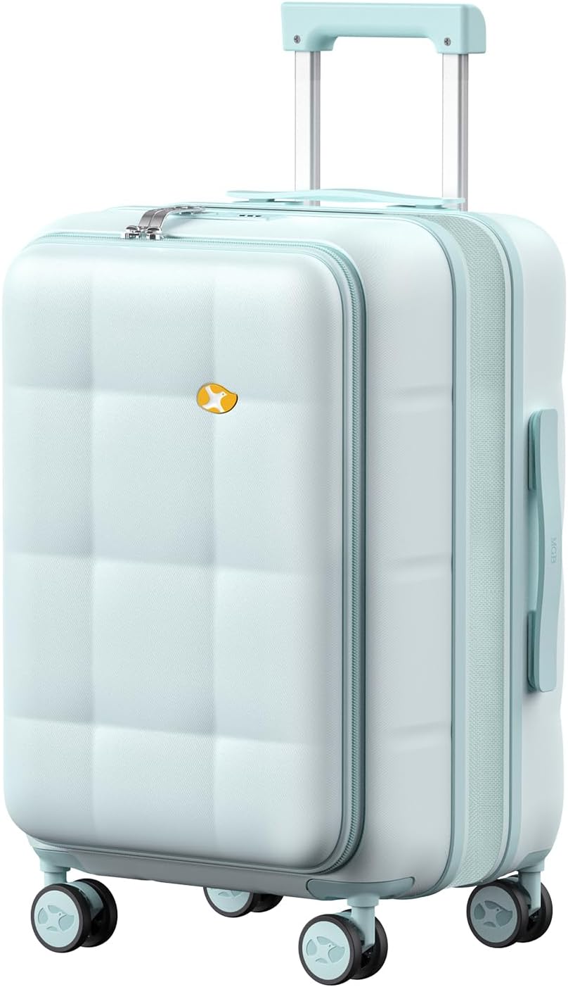 Carry On Luggage Airline Approved, 20 Inch PC Hardside Scratch-Resistant Suitcase with TSA Lock, Top Opening Travel & Business Luggage