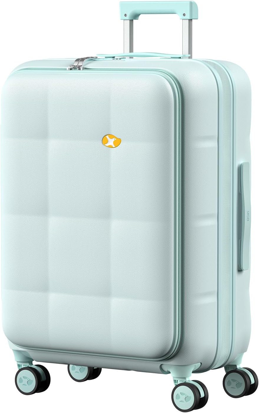 Carry On Luggage Airline Approved, 20 Inch PC Hardside Scratch-Resistant Suitcase with TSA Lock, Top Opening Travel & Business Luggage