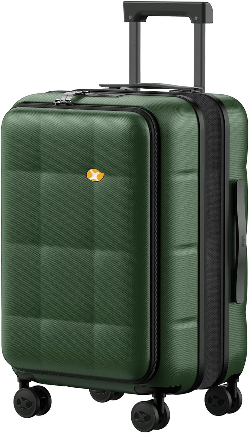 Carry On Luggage Airline Approved, 20 Inch PC Hardside Scratch-Resistant Suitcase with TSA Lock, Top Opening Travel & Business Luggage