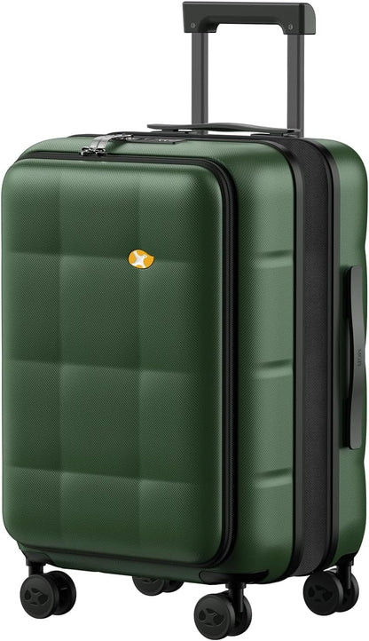 Carry On Luggage Airline Approved, 20 Inch PC Hardside Scratch-Resistant Suitcase with TSA Lock, Top Opening Travel & Business Luggage