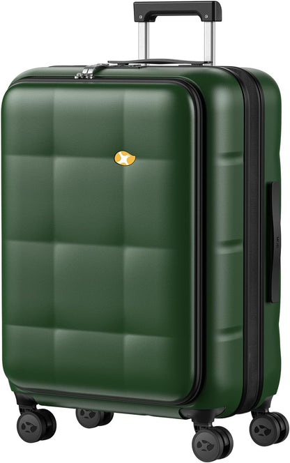 Carry On Luggage Airline Approved, 20 Inch PC Hardside Scratch-Resistant Suitcase with TSA Lock, Top Opening Travel & Business Luggage