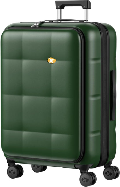 Carry On Luggage Airline Approved, 20 Inch PC Hardside Scratch-Resistant Suitcase with TSA Lock, Top Opening Travel & Business Luggage