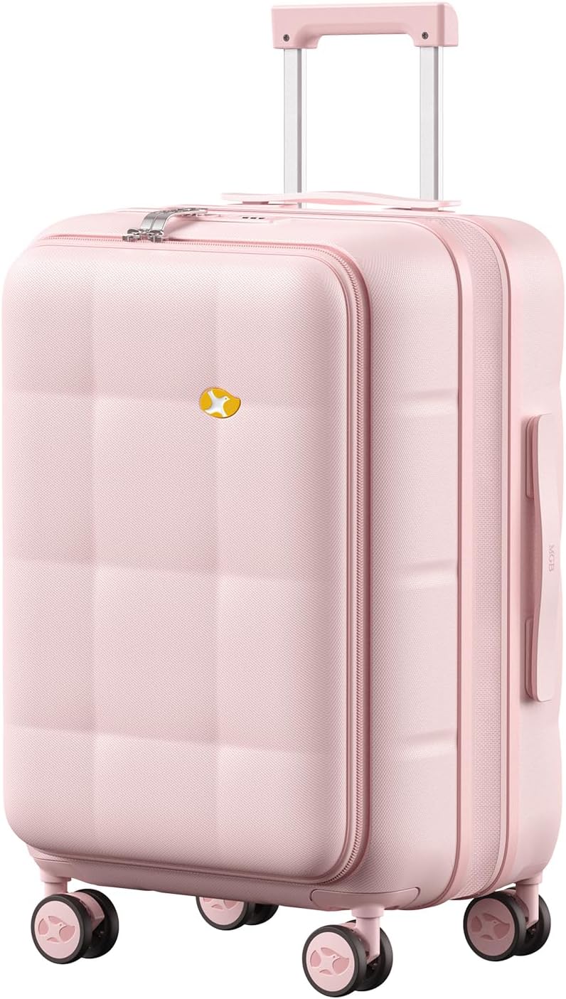 Carry On Luggage Airline Approved, 20 Inch PC Hardside Scratch-Resistant Suitcase with TSA Lock, Top Opening Travel & Business Luggage