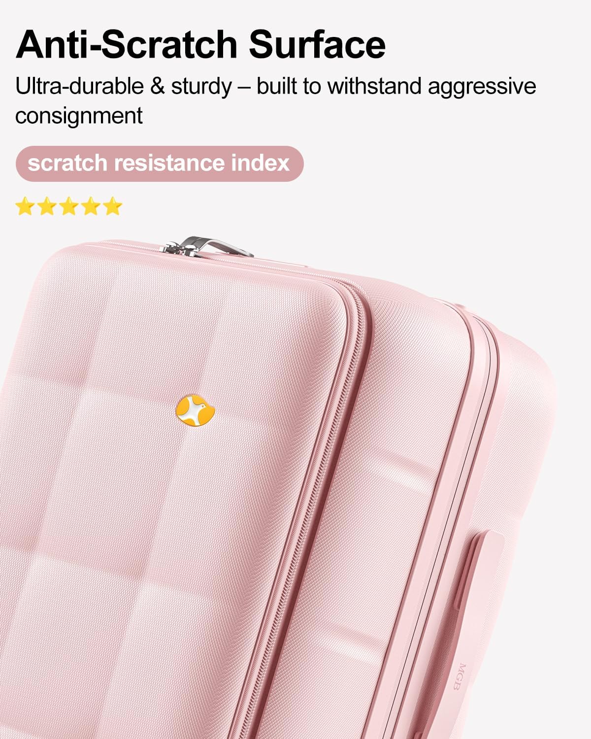Carry On Luggage Airline Approved, 20 Inch PC Hardside Scratch-Resistant Suitcase with TSA Lock, Top Opening Travel & Business Luggage