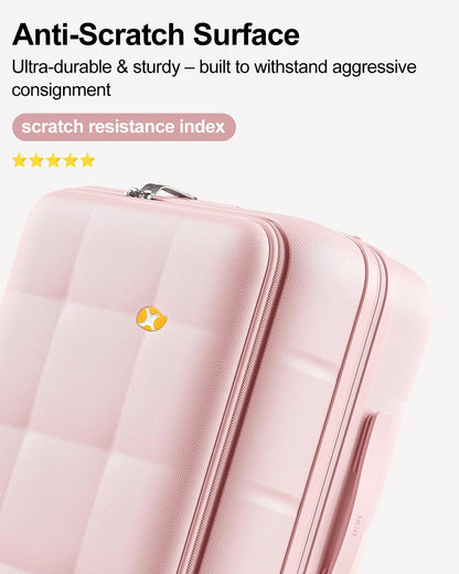 Carry On Luggage Airline Approved, 20 Inch PC Hardside Scratch-Resistant Suitcase with TSA Lock, Top Opening Travel & Business Luggage