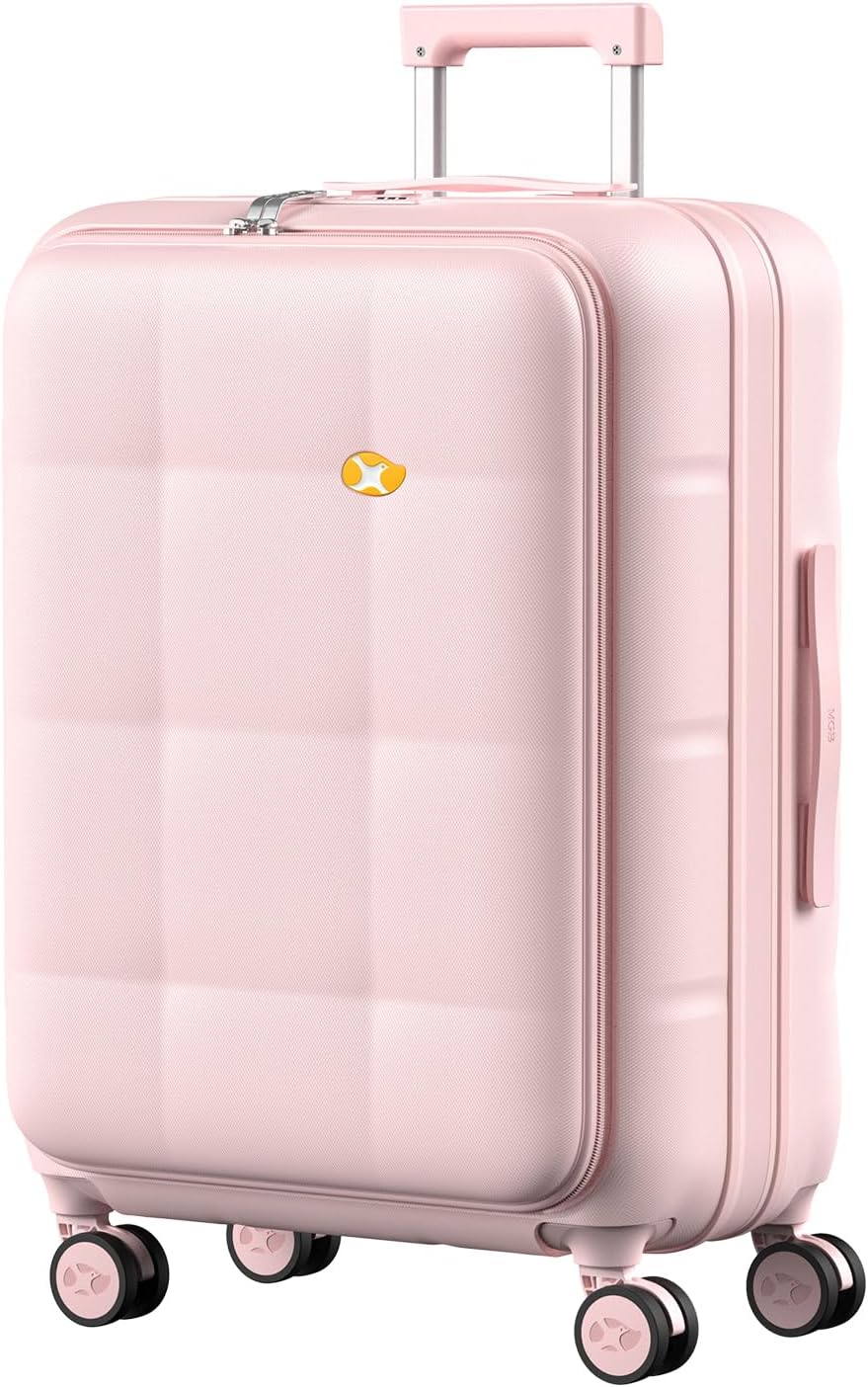 Carry On Luggage Airline Approved, 20 Inch PC Hardside Scratch-Resistant Suitcase with TSA Lock, Top Opening Travel & Business Luggage