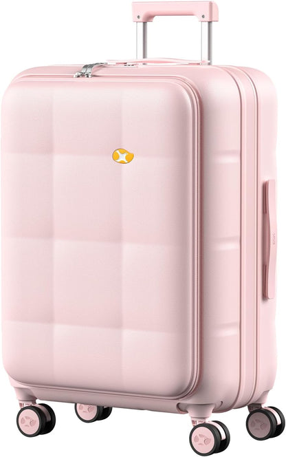 Carry On Luggage Airline Approved, 20 Inch PC Hardside Scratch-Resistant Suitcase with TSA Lock, Top Opening Travel & Business Luggage