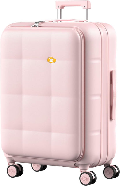 Carry On Luggage Airline Approved, 20 Inch PC Hardside Scratch-Resistant Suitcase with TSA Lock, Top Opening Travel & Business Luggage