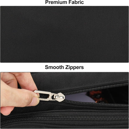 Large Makeup Organizer Bag, Professional Makeup Artist Bag Portable Travel Makeup Organizer with Detachable Dividers, 2 Pouches & Shoulder Strap, Cosmetic Storage for Beauty Enthusiasts