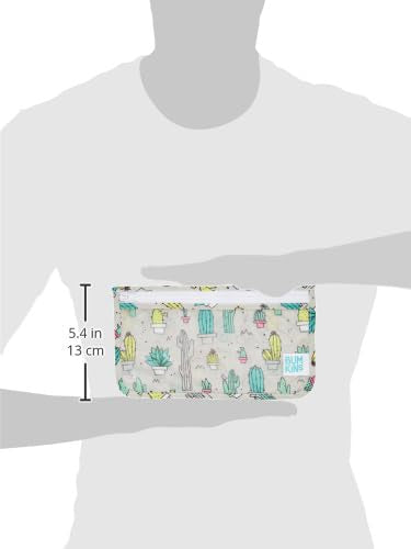 Roamio Travel Bag, Toiletry, TSA Approved Pouch, Zip Quart Size Airline Compliant, Clear-Sided, Baby, Diaper Organization, Makeup, Accessories, Carry On Packing, Set of 3 Sizes, Green Stripe