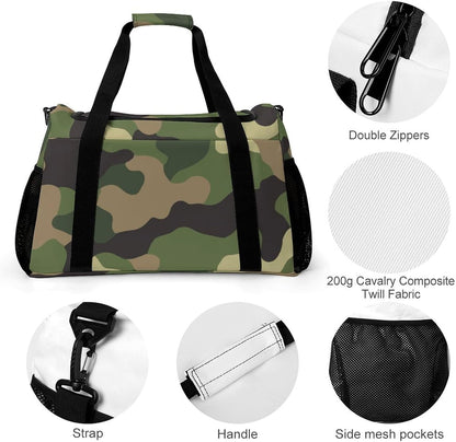Foldable Lightweight Travel Duffel Bag Carry On Weekender Overnight Tote Bag for Men Women Yoga