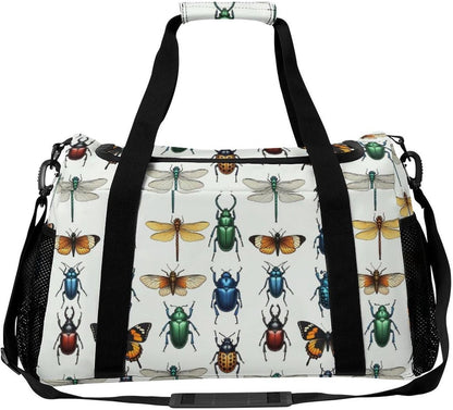 Foldable Lightweight Travel Duffel Bag Carry On Weekender Overnight Tote Bag for Men Women Yoga