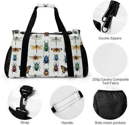 Foldable Lightweight Travel Duffel Bag Carry On Weekender Overnight Tote Bag for Men Women Yoga