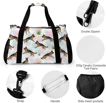 Foldable Lightweight Travel Duffel Bag Carry On Weekender Overnight Tote Bag for Men Women Yoga