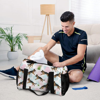 Foldable Lightweight Travel Duffel Bag Carry On Weekender Overnight Tote Bag for Men Women Yoga