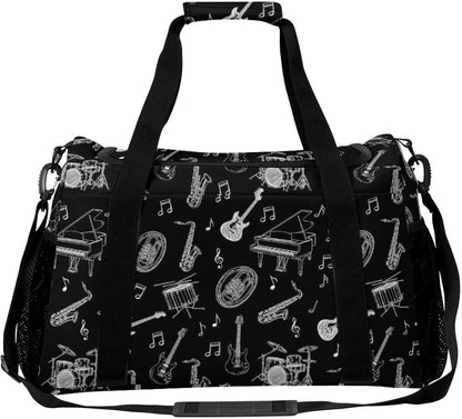 Foldable Lightweight Travel Duffel Bag Carry On Weekender Overnight Tote Bag for Men Women Yoga
