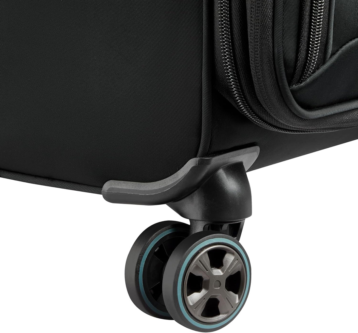DELSEY PARIS Cruise 3.0 Softside Expandable Luggage with Spinner Wheels, Black, Carry On 20 Inch