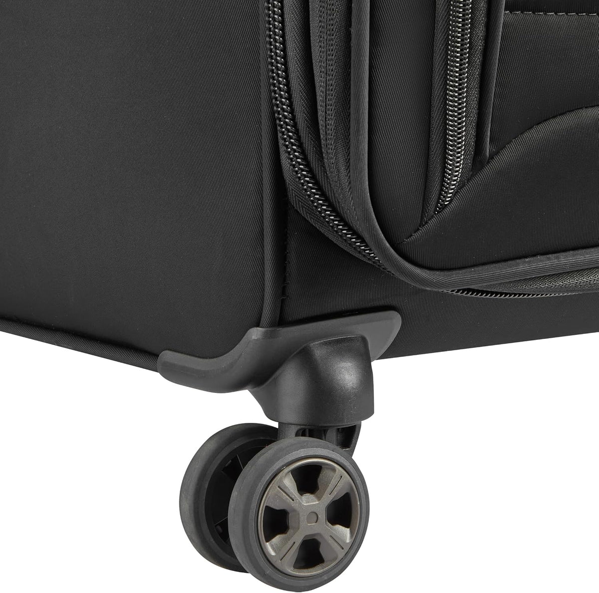 DELSEY PARIS Cruise 3.0 Softside Expandable Luggage with Spinner Wheels, Black, Carry On 20 Inch