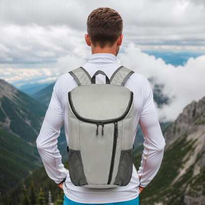 Hiking Backpack, 20L Packable Daypack for Men Women, Nylon with Adjustable Straps, Lightweight Waterproof Outdoor Camping Travel, Black