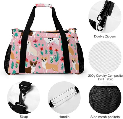 Gym Travel Bag Sports Duffel Simple Weekender Overnight Bag Men Women Workout Short Trip