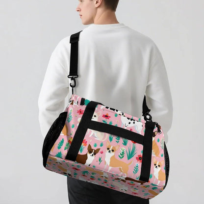 Gym Travel Bag Sports Duffel Simple Weekender Overnight Bag Men Women Workout Short Trip