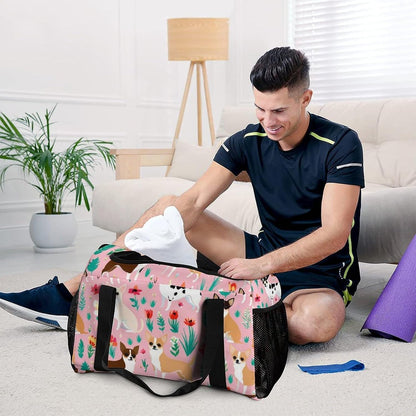 Gym Travel Bag Sports Duffel Simple Weekender Overnight Bag Men Women Workout Short Trip