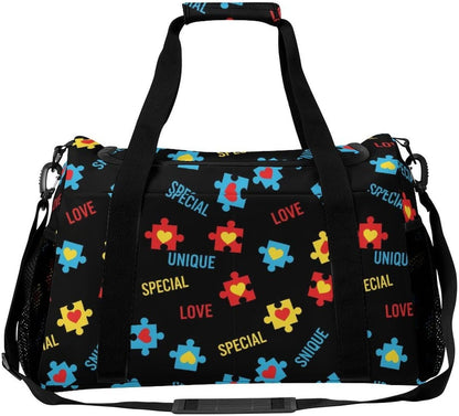 Gym Travel Bag Sports Duffel Simple Weekender Overnight Bag Men Women Workout Short Trip