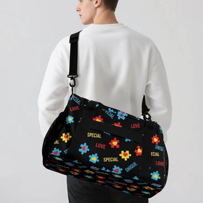 Gym Travel Bag Sports Duffel Simple Weekender Overnight Bag Men Women Workout Short Trip