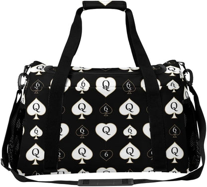 Gym Travel Bag Sports Duffel Simple Weekender Overnight Bag Men Women Workout Short Trip