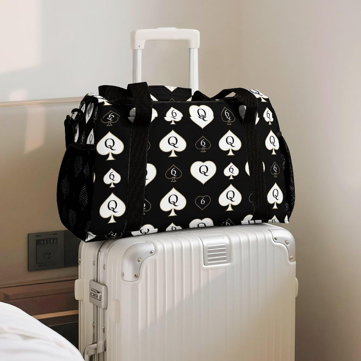 Gym Travel Bag Sports Duffel Simple Weekender Overnight Bag Men Women Workout Short Trip