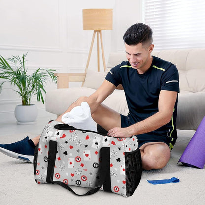 Gym Travel Bag Sports Duffel Simple Weekender Overnight Bag Men Women Workout Short Trip