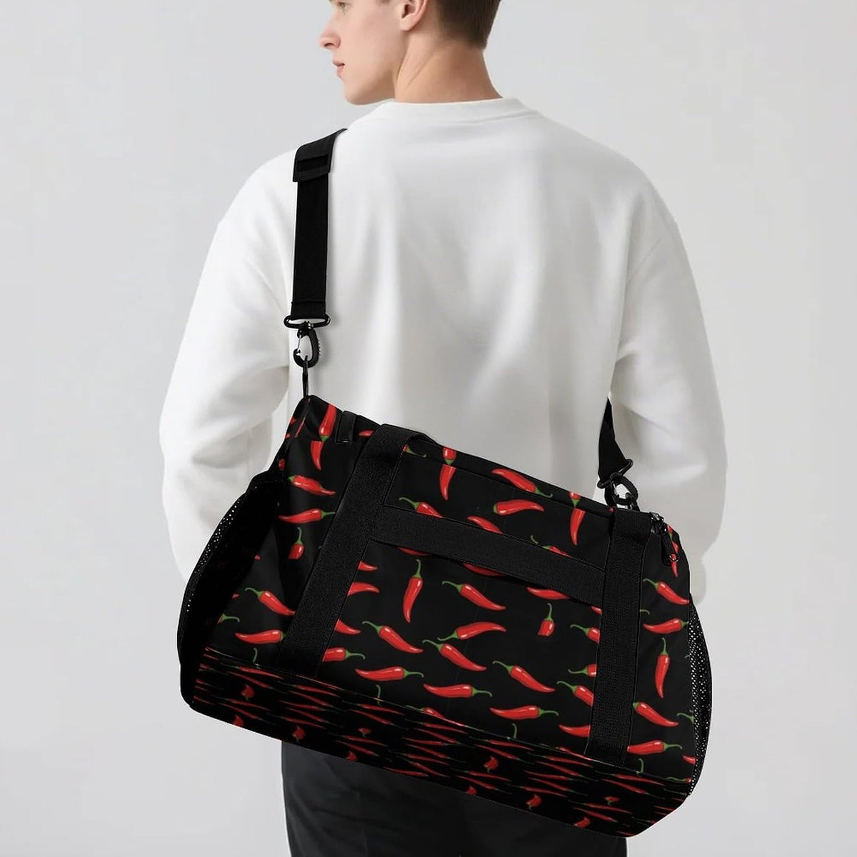 Gym Travel Bag Sports Duffel Simple Weekender Overnight Bag Men Women Workout Short Trip