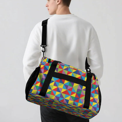 Gym Travel Bag Sports Duffel Simple Weekender Overnight Bag Men Women Workout Short Trip